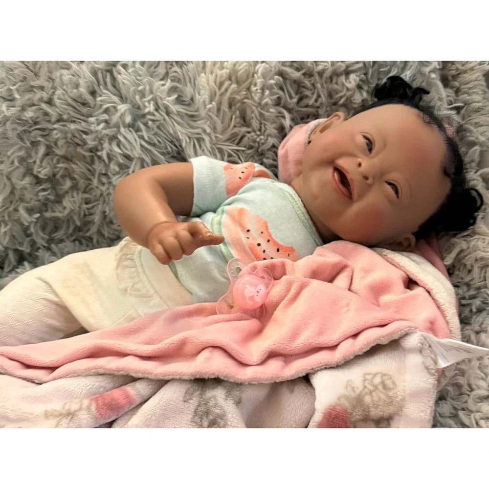 Paradise Galleries-Emma Down Syndrome Awareness Reborn Doll + Extras (NEW)